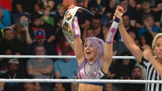 Candice LeRae winning the WWE Women's Speed Championship