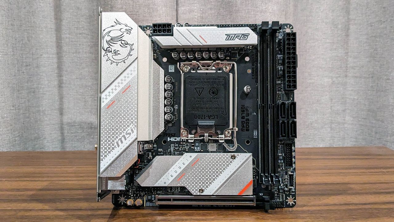 MSI MPG B760I Edge WiFi motherboard