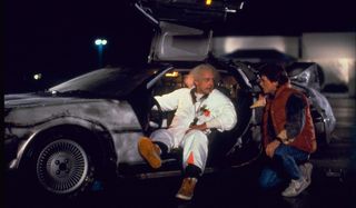 Back to the Future Doc explains the DeLorean to Marty