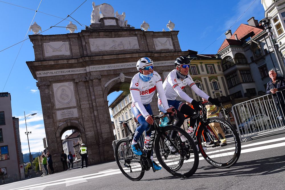 Riders from Great Britain ride in Innsbruck