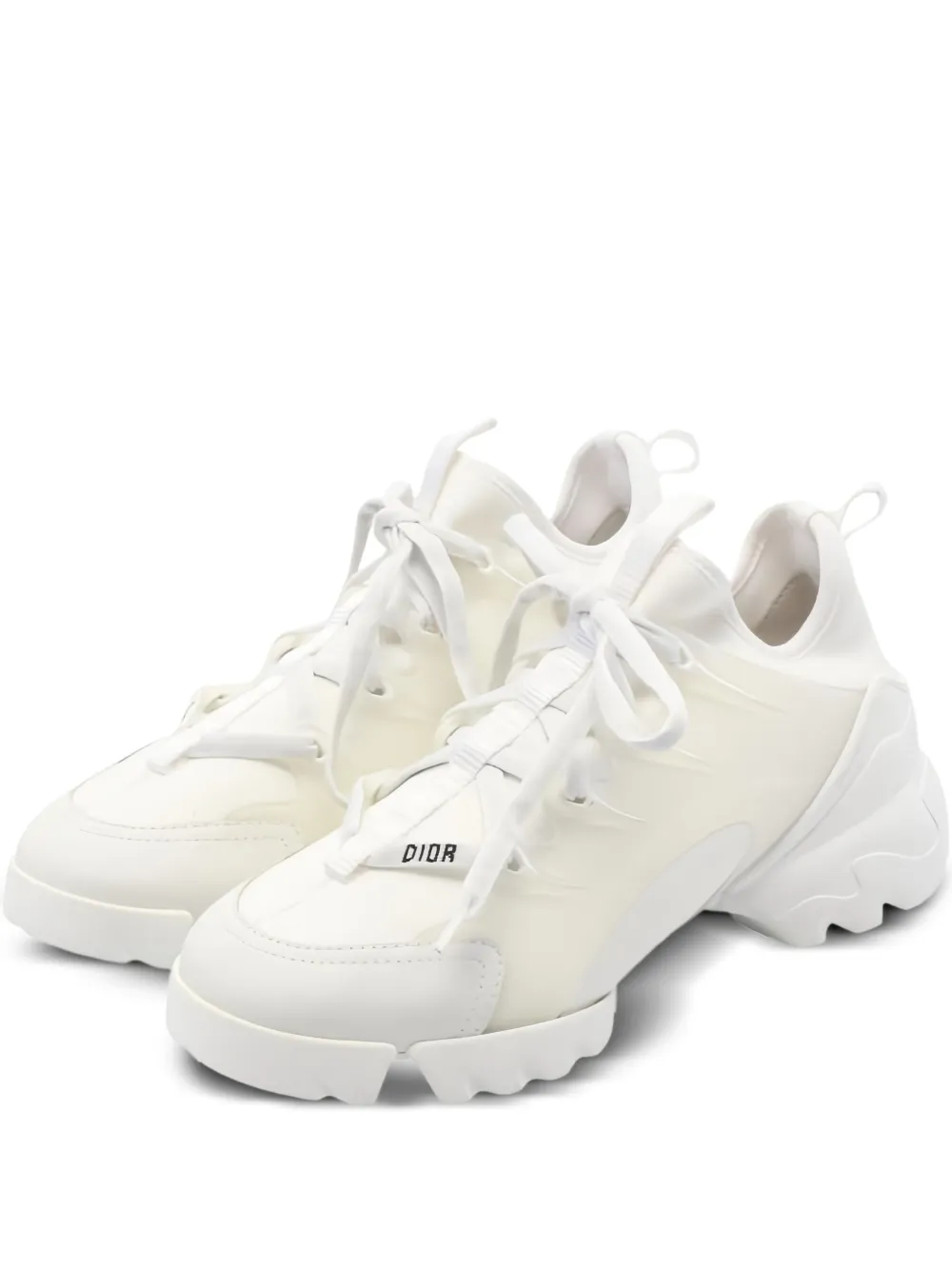 Christian Dior Pre-Owned D-Connect Lace-Up Sneakers | 36.5