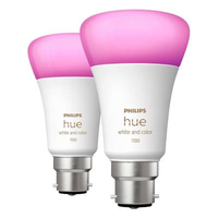 Philips Hue White &amp; Colour Ambiance B22 Twin Pack: £79