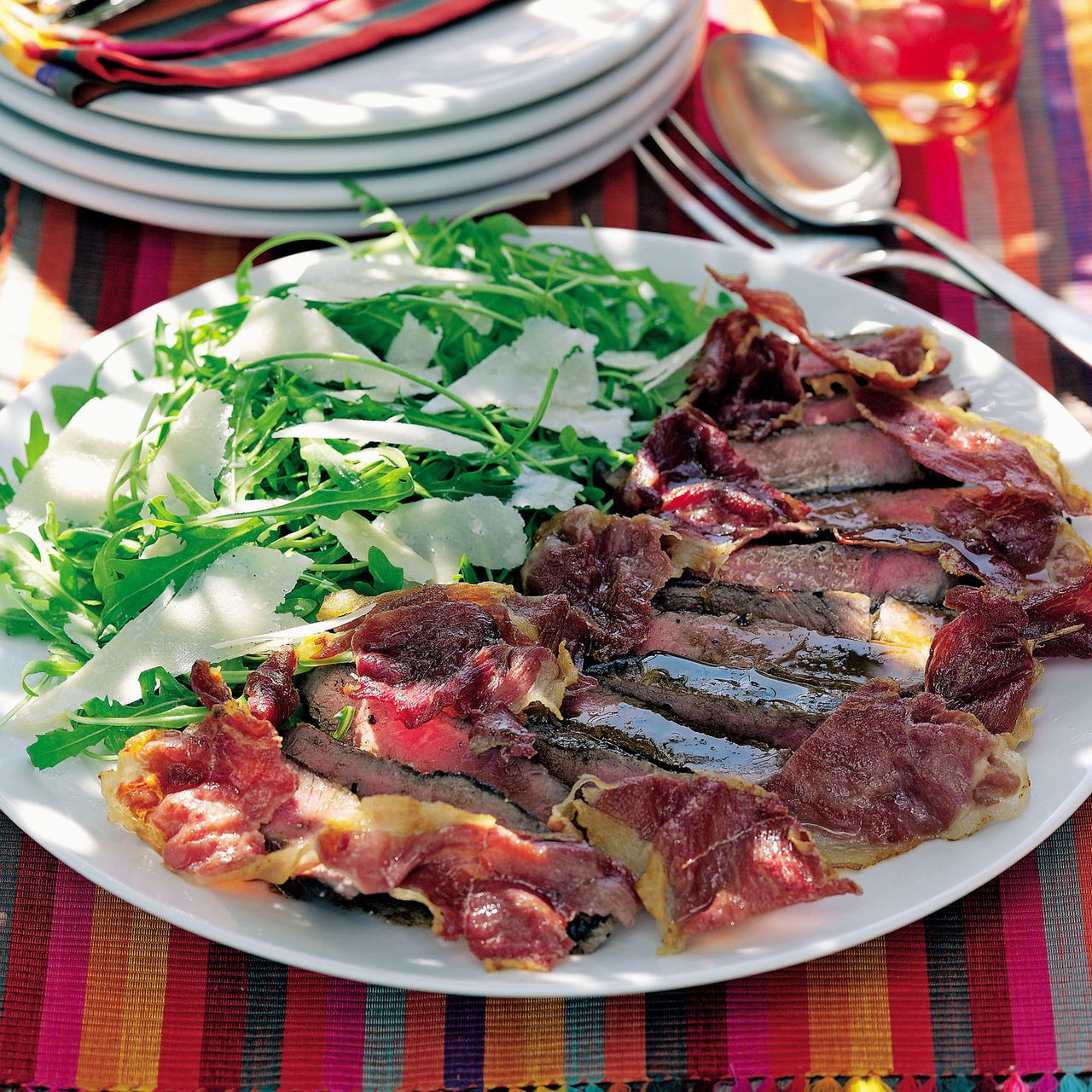 Italian beef salad with crispy prosciutto and Parmesan recipe-recipe ideas-woman and home