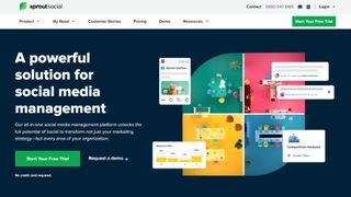 Website screenshot for Sprout Social