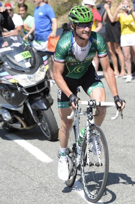 Thomas Voeckler (Europcar) on his Colnago C59 Italia during the 2013 Tour de France