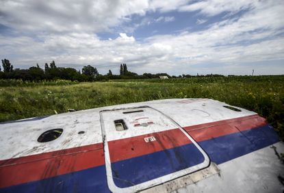 A piece of debris from Malaysia Airlines flight MH17