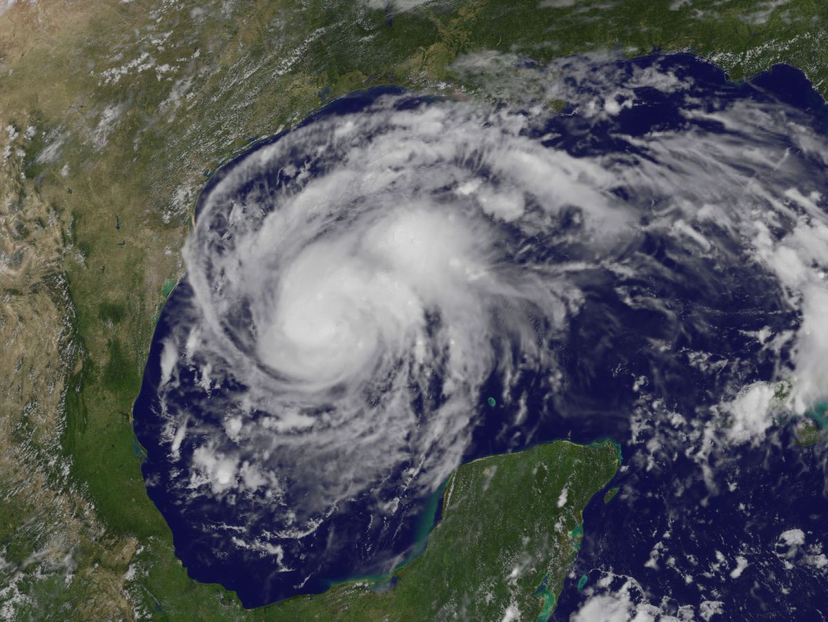 NASA Satellites Watch as Hurricane Harvey Intensifies Off Texas Coast