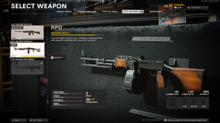Black Ops Cold War best guns: RPD
