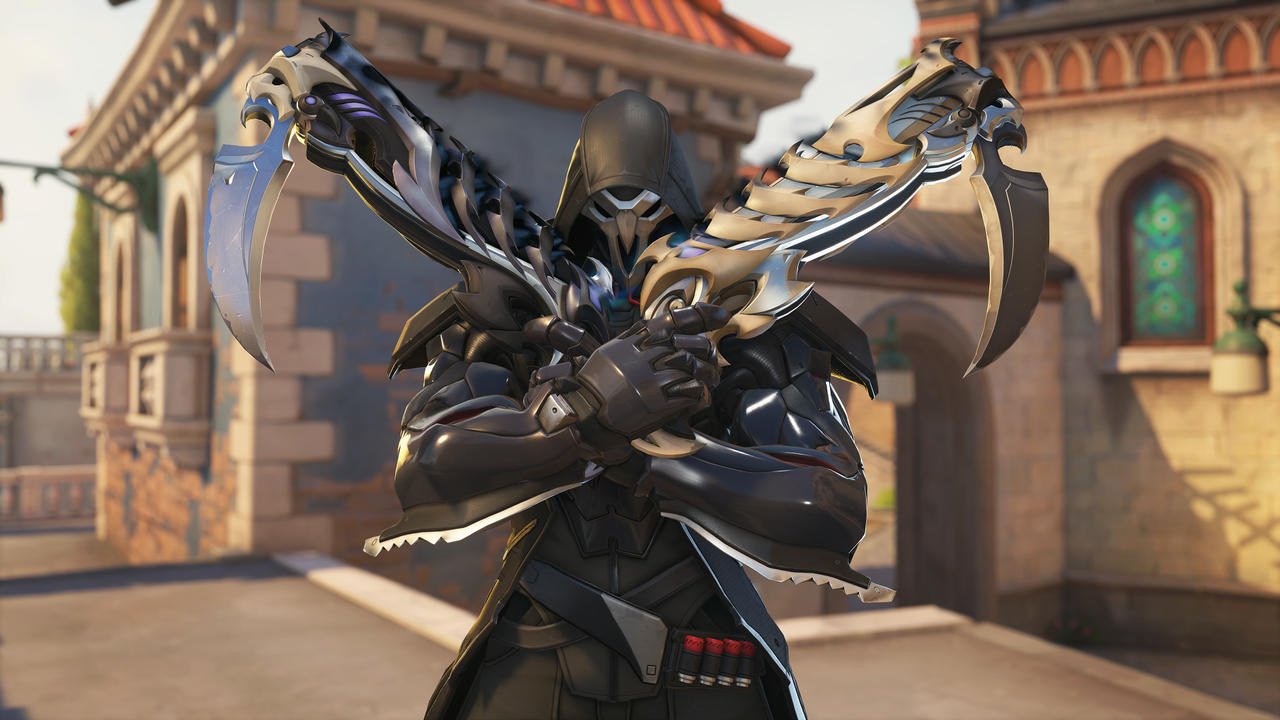 Reaper with a mythic weapon