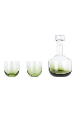 Tom Dixon Green Tank Whiskey Gift Set, 3 Pcs