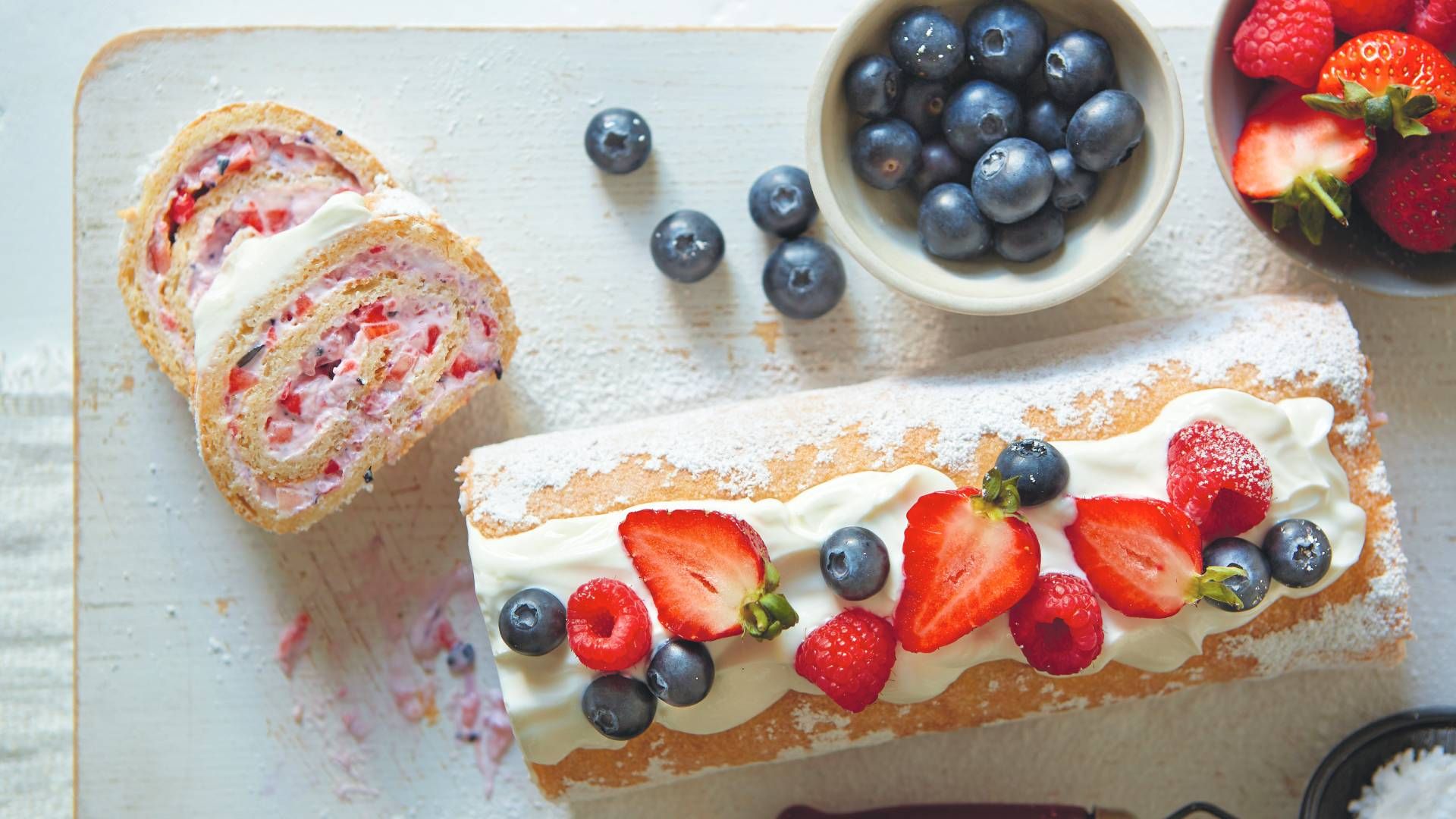 Low-fat gluten-free roulade recipe