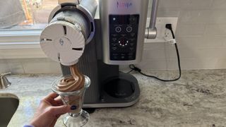 Ninja Creami Swirl in action