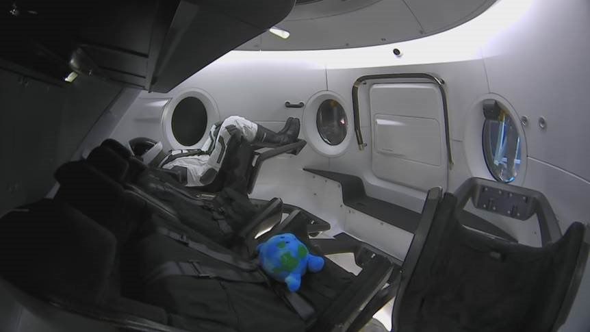 A “Celestial Buddy” will join Ripley the dummy astronaut on the first test flight of SpaceX’s Crew Dragon.