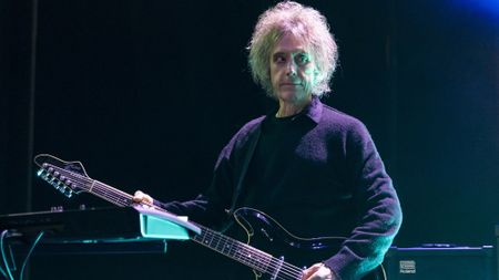 Perry Bamonte of The Cure performs at Pine Knob Music Theatre on June 13, 2023 in Clarkston, Michigan