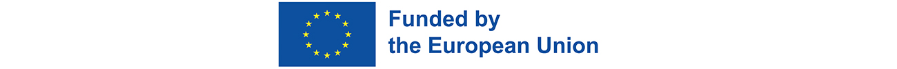 EU flag with words 'funded by the European Union'
