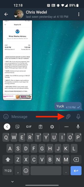 How To Share Live Location Telegram 1