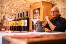 tasting at Ch&acirc;teau Smith-Haut-Lafitte
