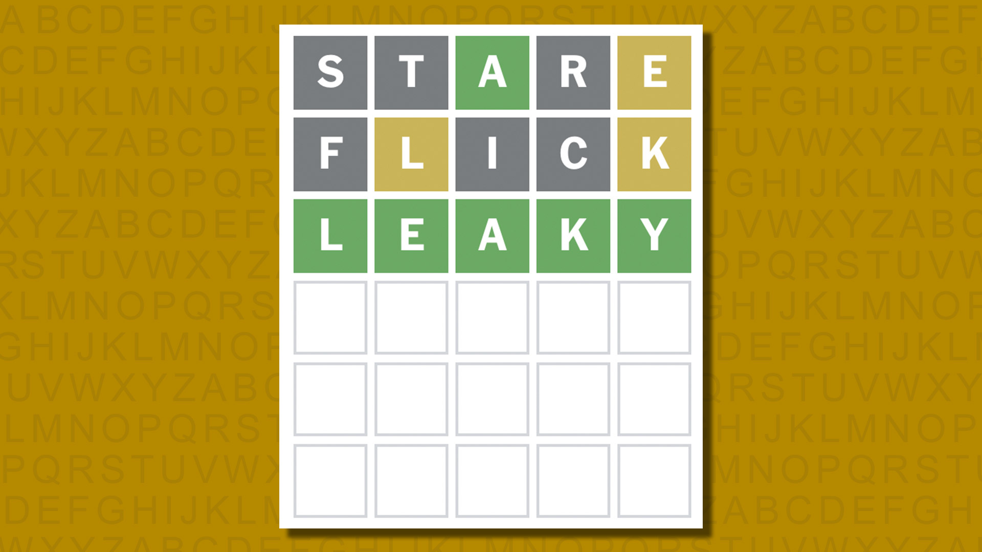 Ответ в формате Word для игры 848 на желтом фоне