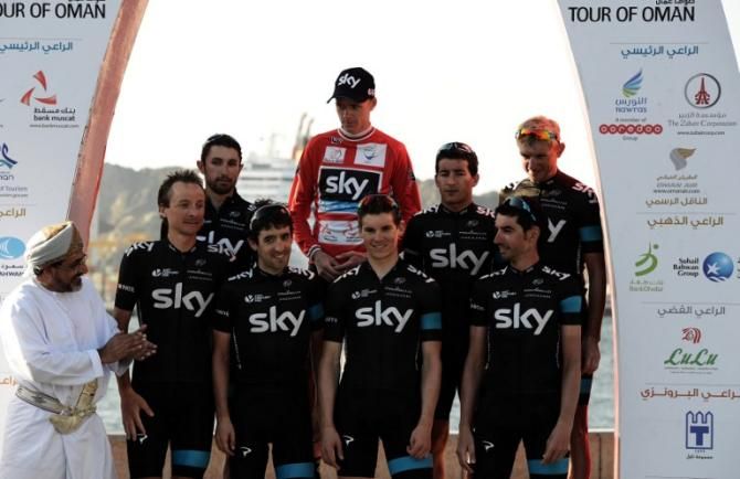 Team Sky was the best overall team in Tour of Oman