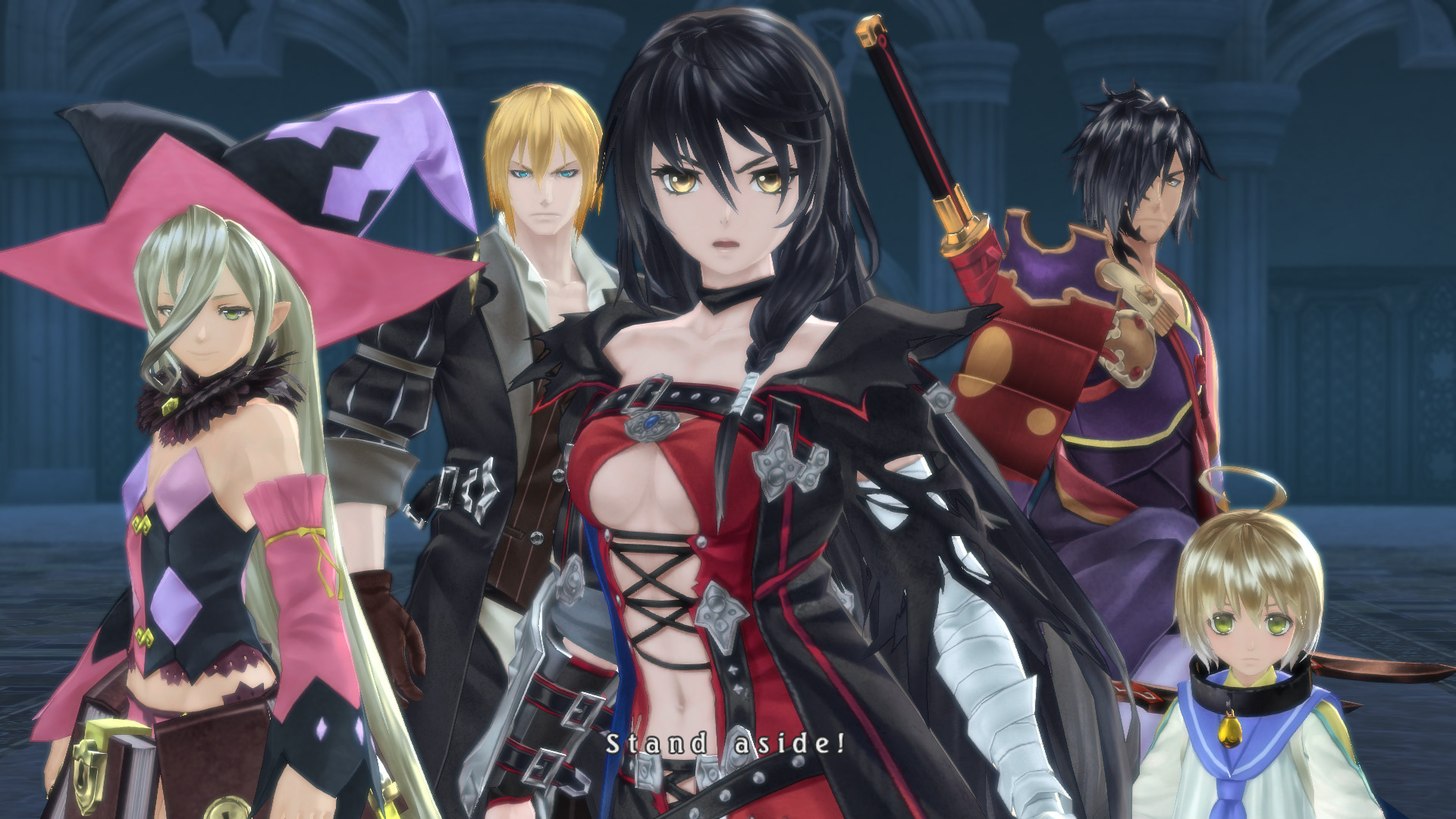 Tales of Berseria team hanging out