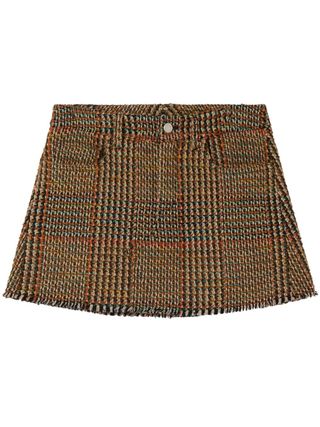 Stella McCartney Wool Tweed Mini Skirt