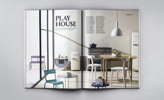Inner pages of book titled 'Play House'