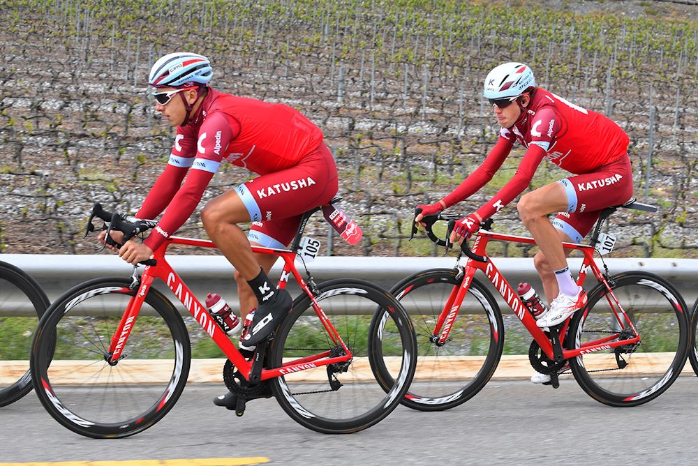 Ilnur Zakarin during stage 1 at Tour de Romandie