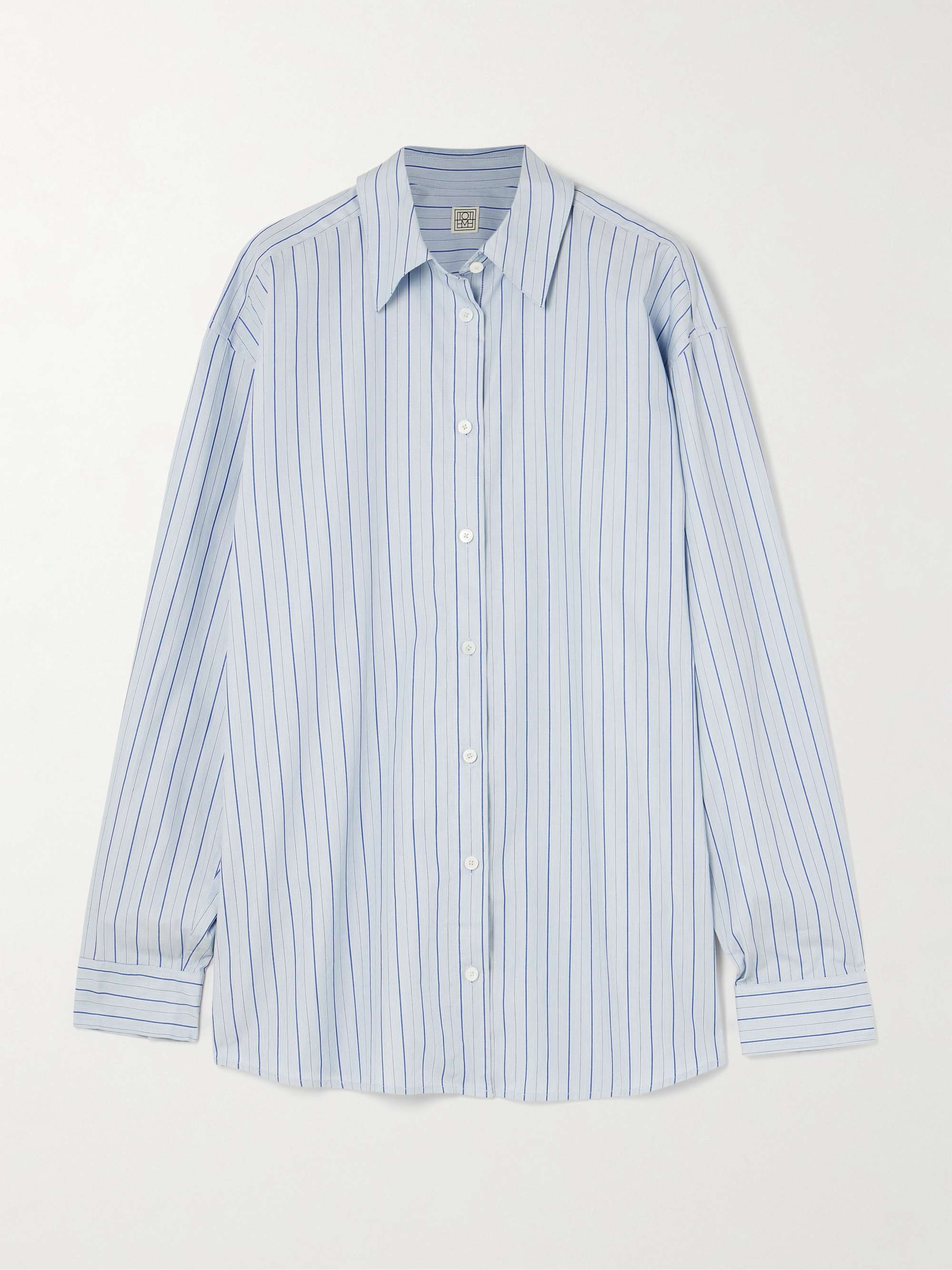 Striped Cotton-Poplin Shirt