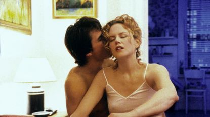 nicole kidman and tom cruise in eyes wide shut, a movie with many nude scenes