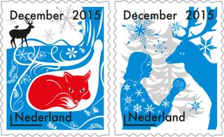 Tord Boontje designs narrative festive stamps