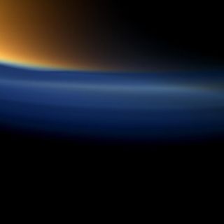 Saturn Orange and Blue Hazes