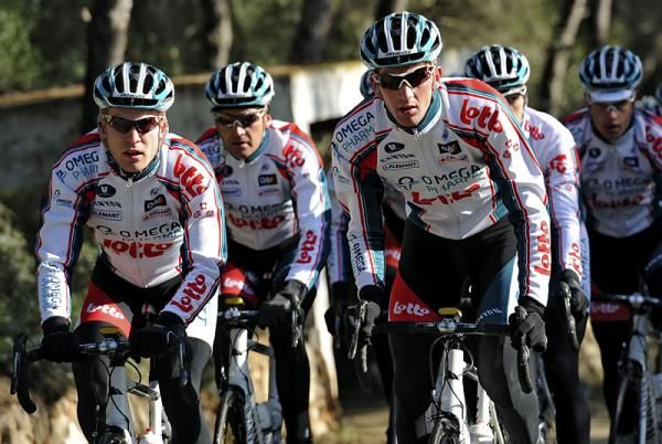 Jurgen Van Den Broecke comes to the front for a pull