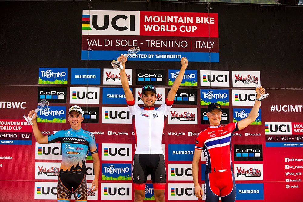 U23 Men's World Cup overall: Nadir Colledani. Martins Blums, Petter Fagerhaug