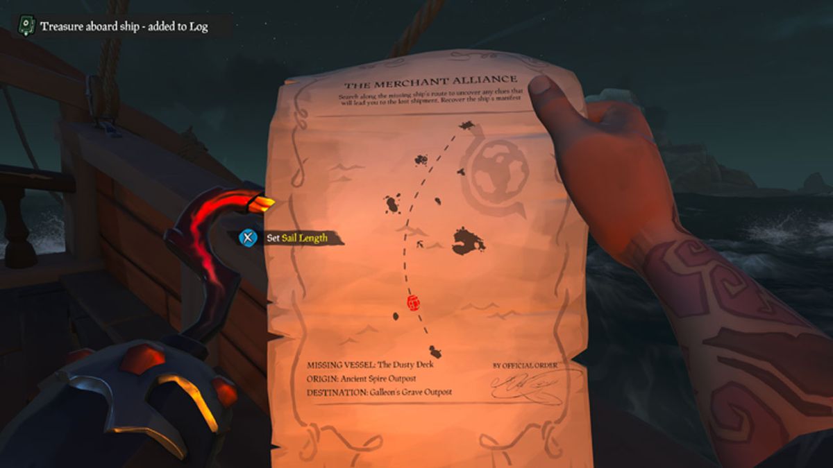 Sea of Thieves Lost Shipments Voyage