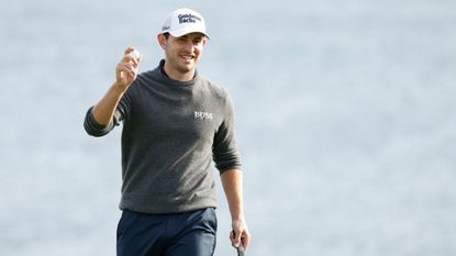 Patrick Cantlay smiles