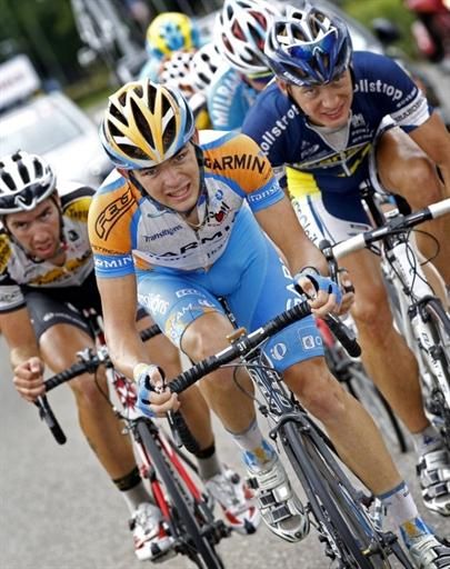 Jack Bobridge (Garmin-Transitions) was very active in the day's break.