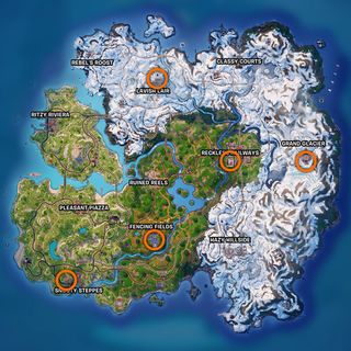Fortnite weapon mod benches vault map chapter 5 season 1