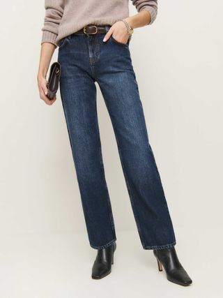 Abby Low Rise Straight Jeans