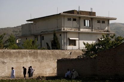 Osama bin Laden's compound in Pakistan.