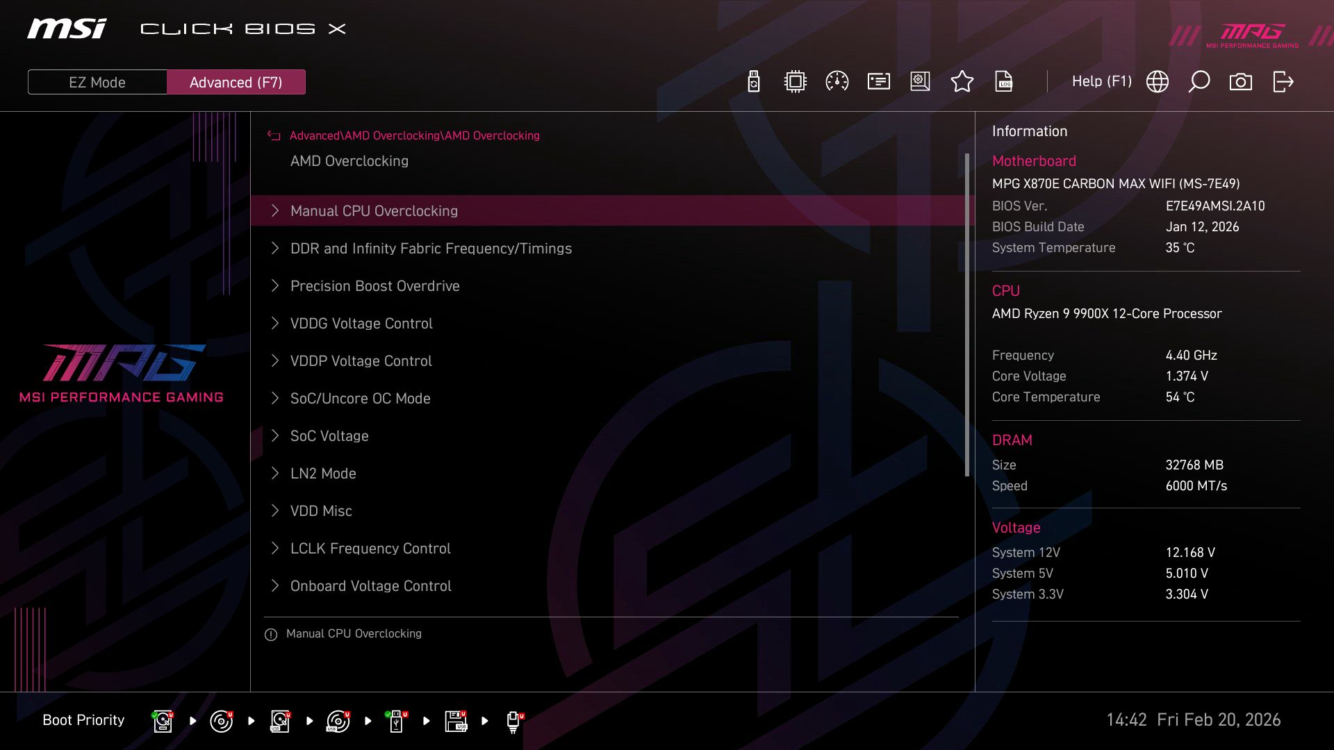 MSI X870E Carbon Max Wifi