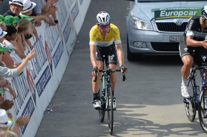 Tony Martin takes his own time to ride to the finish