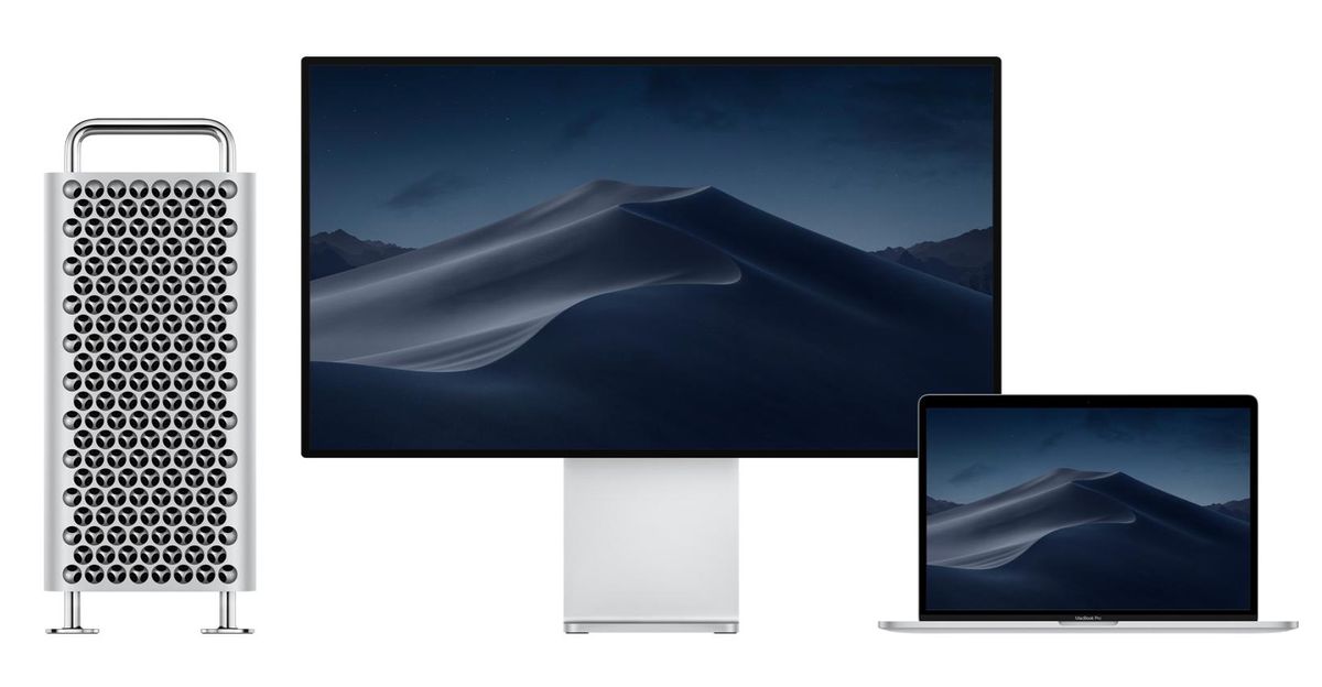 Pro Display XDR with Mac Pro and MacBook Pro