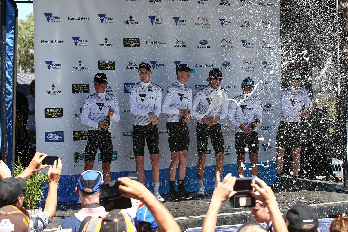 The winners of the team classification, Team Sky