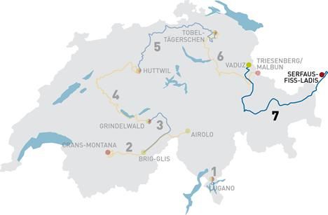 Tour de Suisse - Stage 7 Map