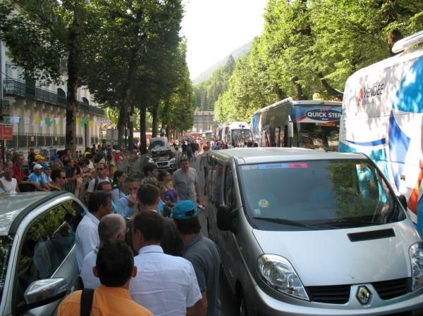 Due to the lack of space at the start area it was quite hectic