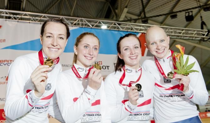 Team GB's Team Pursuit golden girls