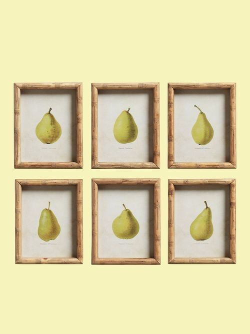 Poire Prints, Set of 6