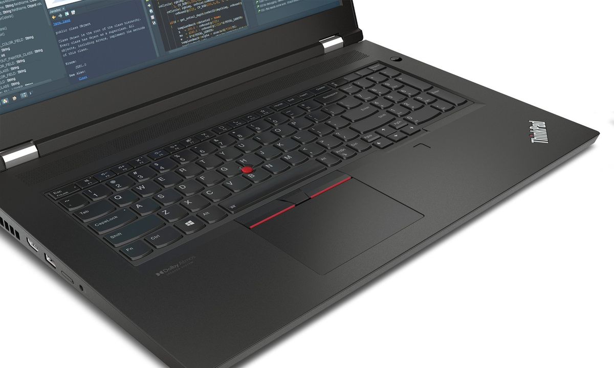 ThinkPad P17 Gen2 Tour Closeup Keyboard