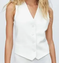 Button suit waistcoat | $58.91/£45.99 | Mango