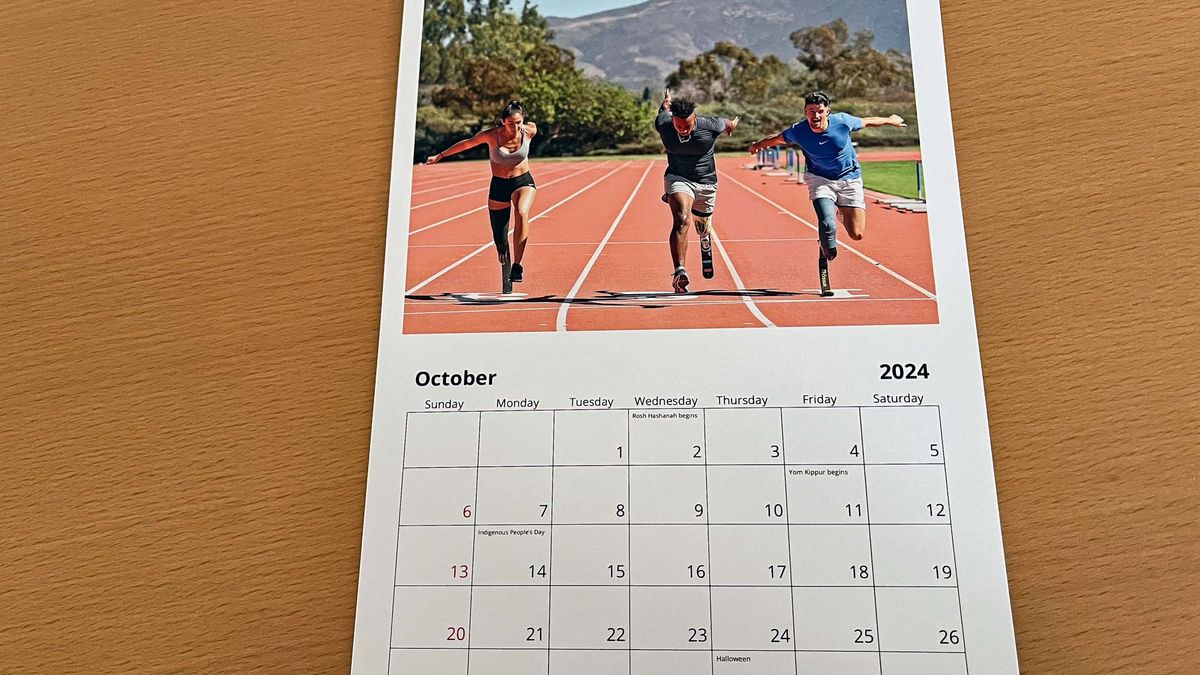 Visaprint calendar sample print